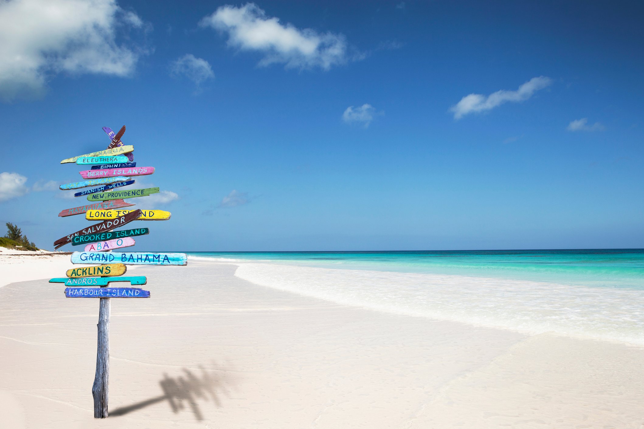 Bahamas Beach Sign